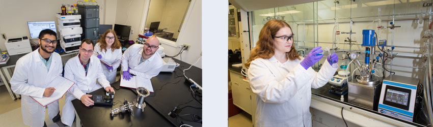 NJ Bio’s continuous flow chemistry team