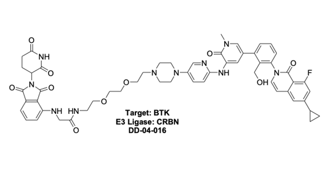 Target: BTK - E3 Ligase: CRBN - DD-04-016