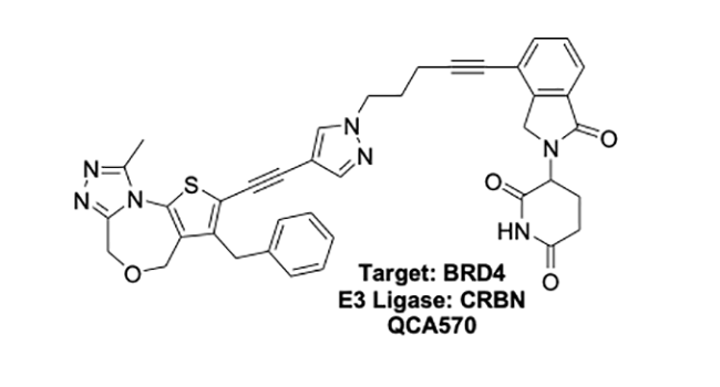 Target: BRD4 - E3 Ligase: CRBN - QCA570