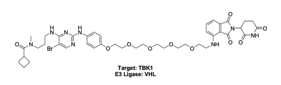Target: TBK1 - E3 Ligase: VHL