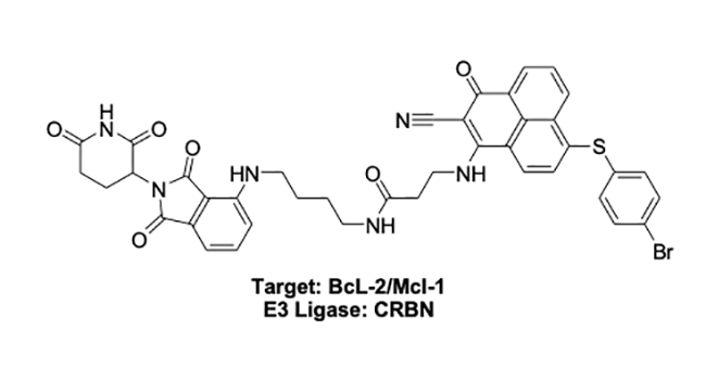 Target: BcL-2/Mcl-1 - E3 Ligase: CRBN