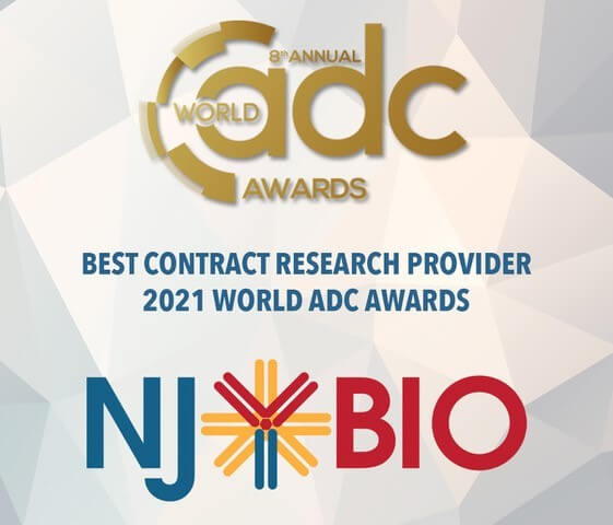 NJ Bio Awarded as The Best Contract Research Provider (CRO) at the 8th Annual World ADC Awards, 2021